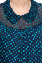 Блуза "Олси" 1610014/1 ОЛСИ (Горох/синий)