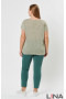 Блуза "Лина" 41110 (Зеленый)