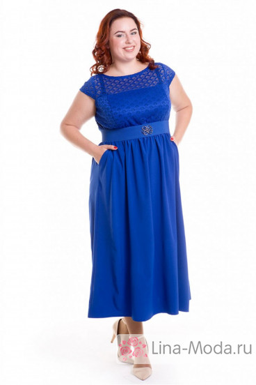 Платье 501 Luxury Plus (Медная синь)