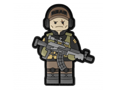 Патч «Brick operator боец BEAR» PVC