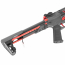 Страйкбольный пистолет-пулемет (King Arms) PDW 9mm SBR M-LOK Grey/Red - Limited Edition